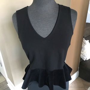Jcrew peplum Top size xs/s